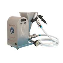 Colorful shell spray machine